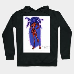 Dead of Night Studios Noxzverse Blue Lady 2023 Hoodie